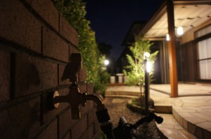 20C 1 - 花香るロマンチックな夜のお庭　草津市