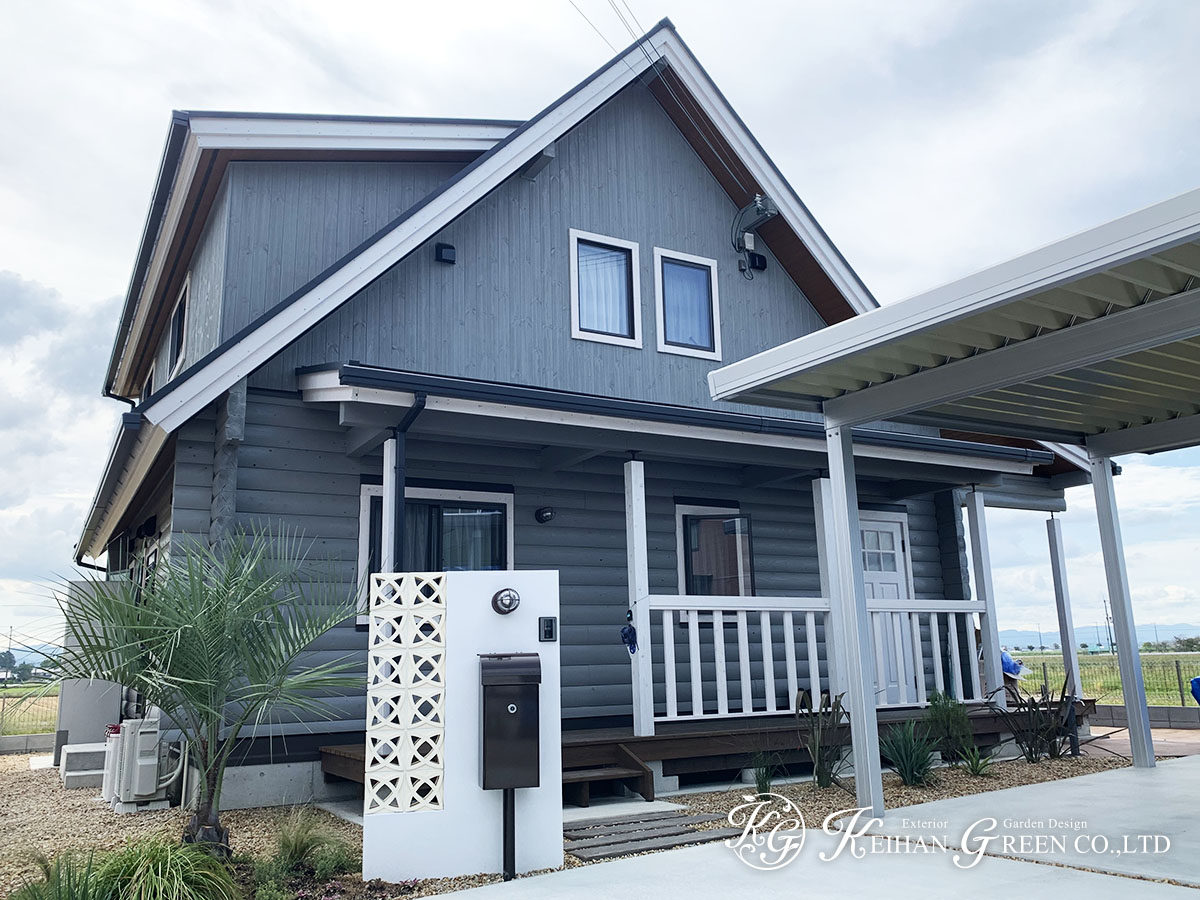 main - エントランスをドライガーデンでナチュラルに演出　草津市