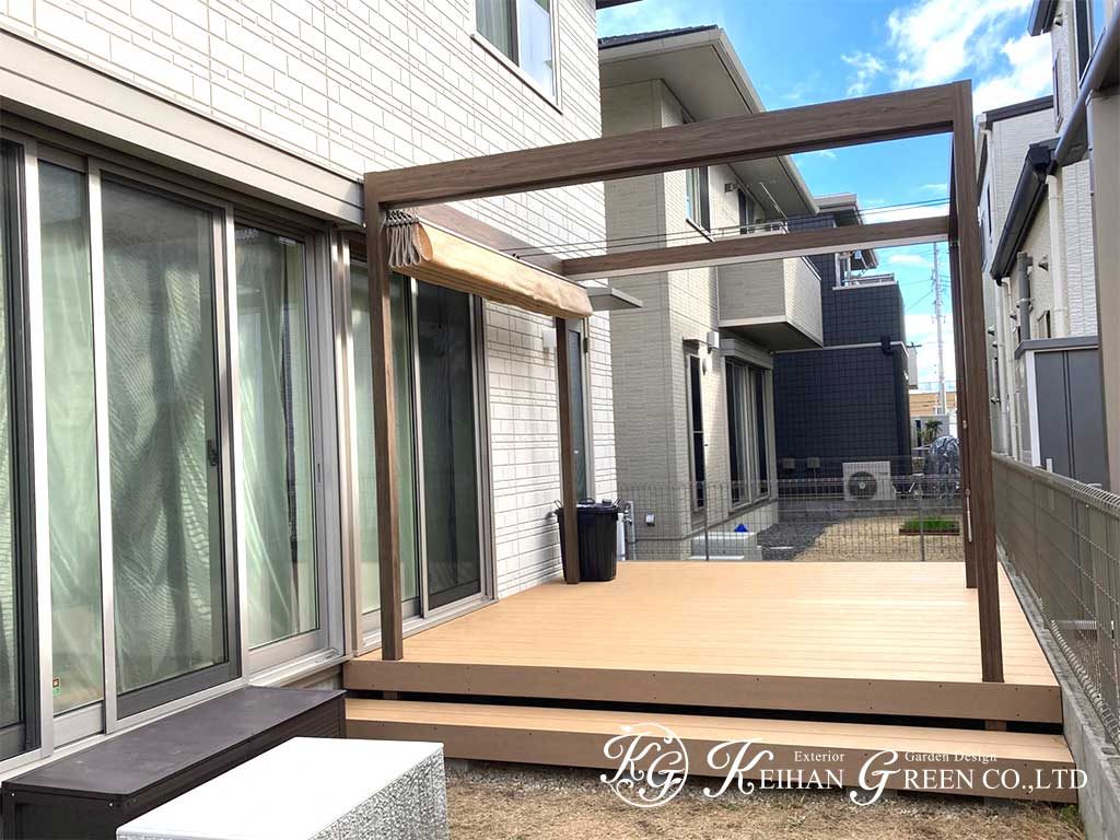 main 2 - 広々ウッドデッキと日除けシェードでくつろぎ空間に　大津市