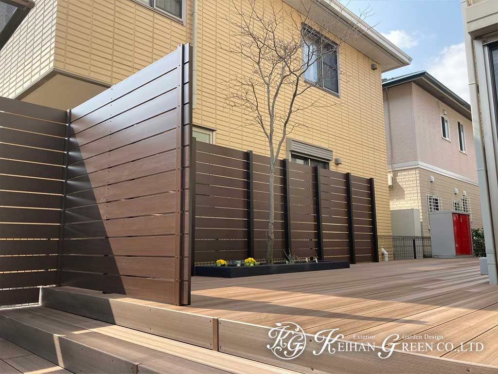 3 - 古くなっていたウッドデッキをリニューアル　守山市