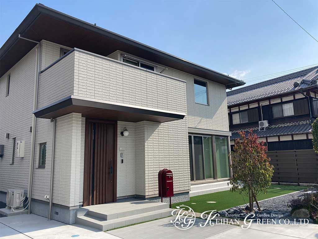 main - 風通しと目隠しを両立した大和塀風の目隠し　草津市